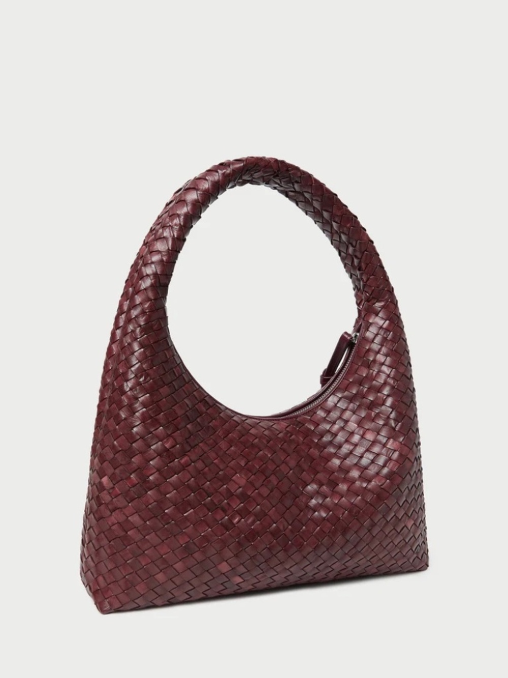 *NO OFFER* Loeffler Randall Maroon Woven Hobo Bag